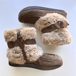 Kalso Earth Shoe Iridessa Caribou Faux Fur Boots